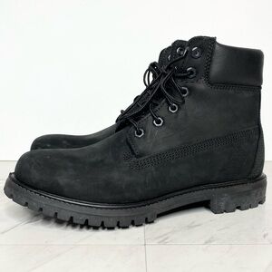 Timberland Black Nubuck Lace Up Boot 9M